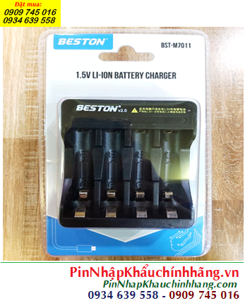 Beston BST-M7011, Máy sạc Pin AA - AAA Lithium Li-ion 1.5v Beston BST-M7011 (4 khe sạc) |Bảo hành 03 tháng